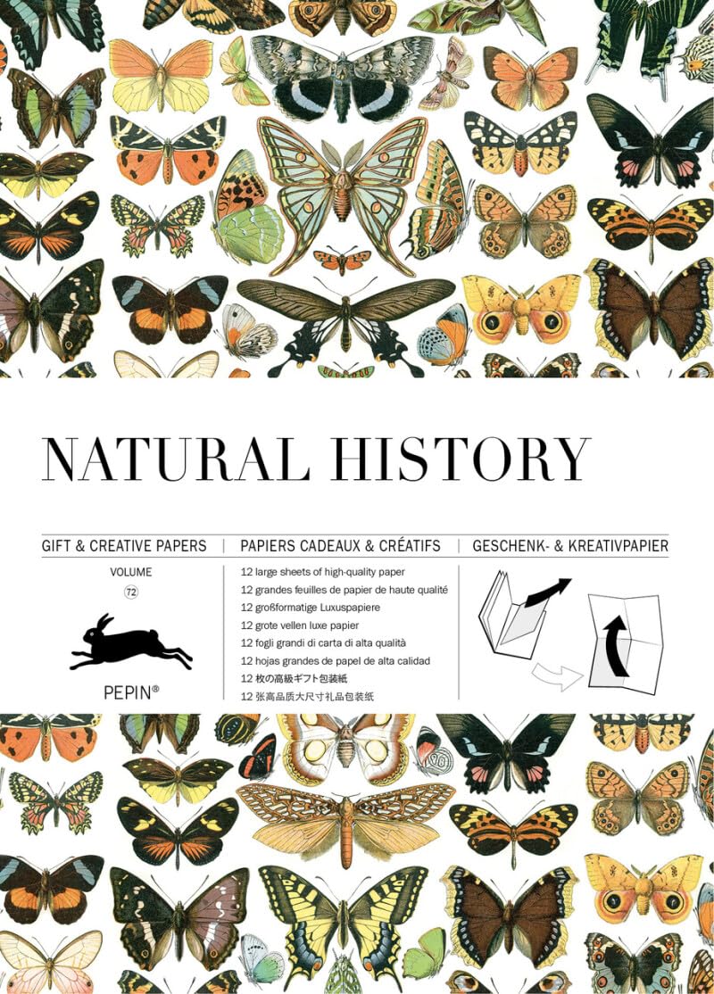 PEPIN Gift & Creative Paper Book 072 Natural History
