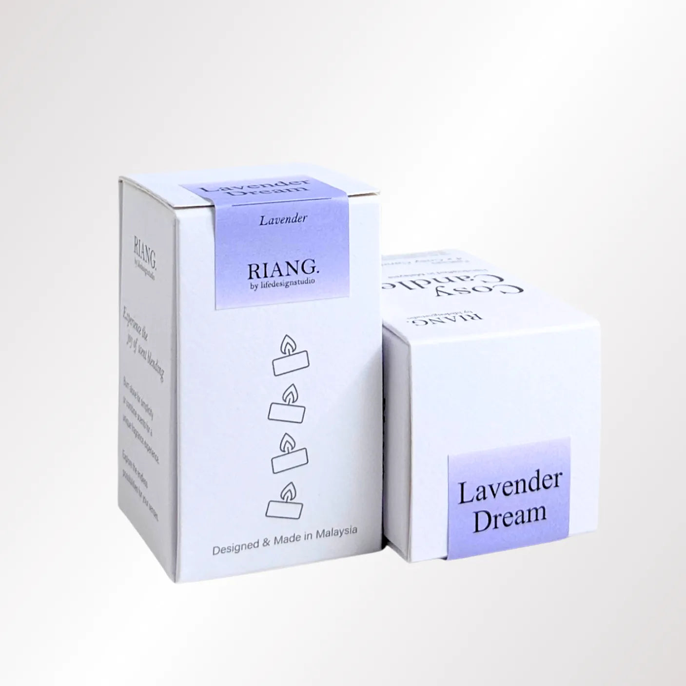 LDS Cosy Candles 4pcs Lavender Dream