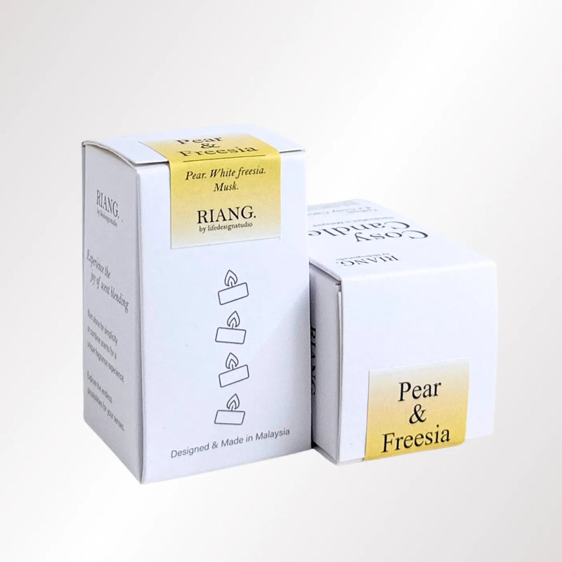 LDS Cosy Candles 4pcs Pear & Freesia