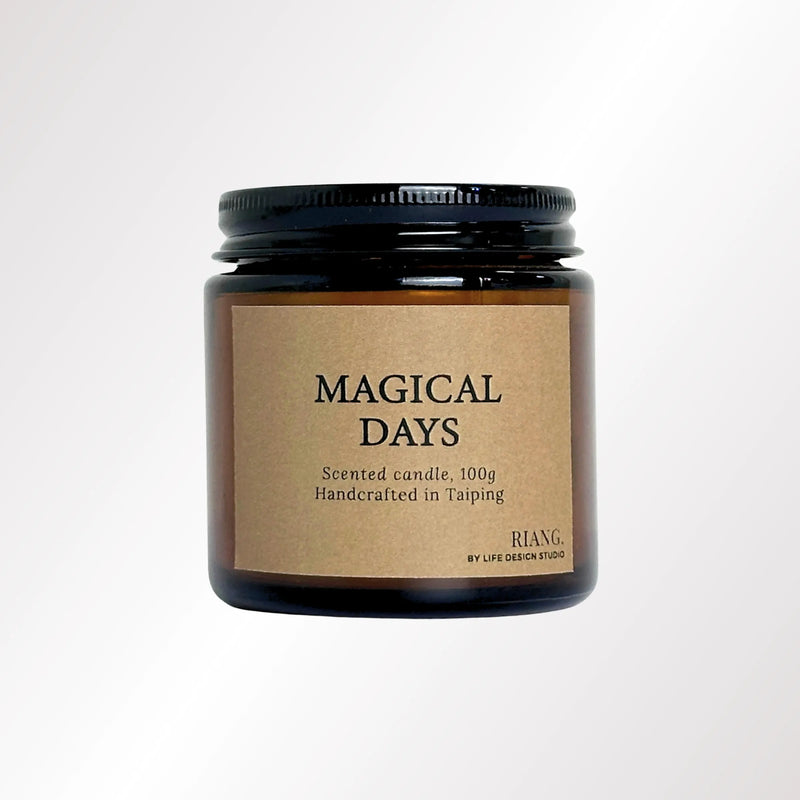 LIFE DESIGN STUDIO Amber Jar Candle Magical Days