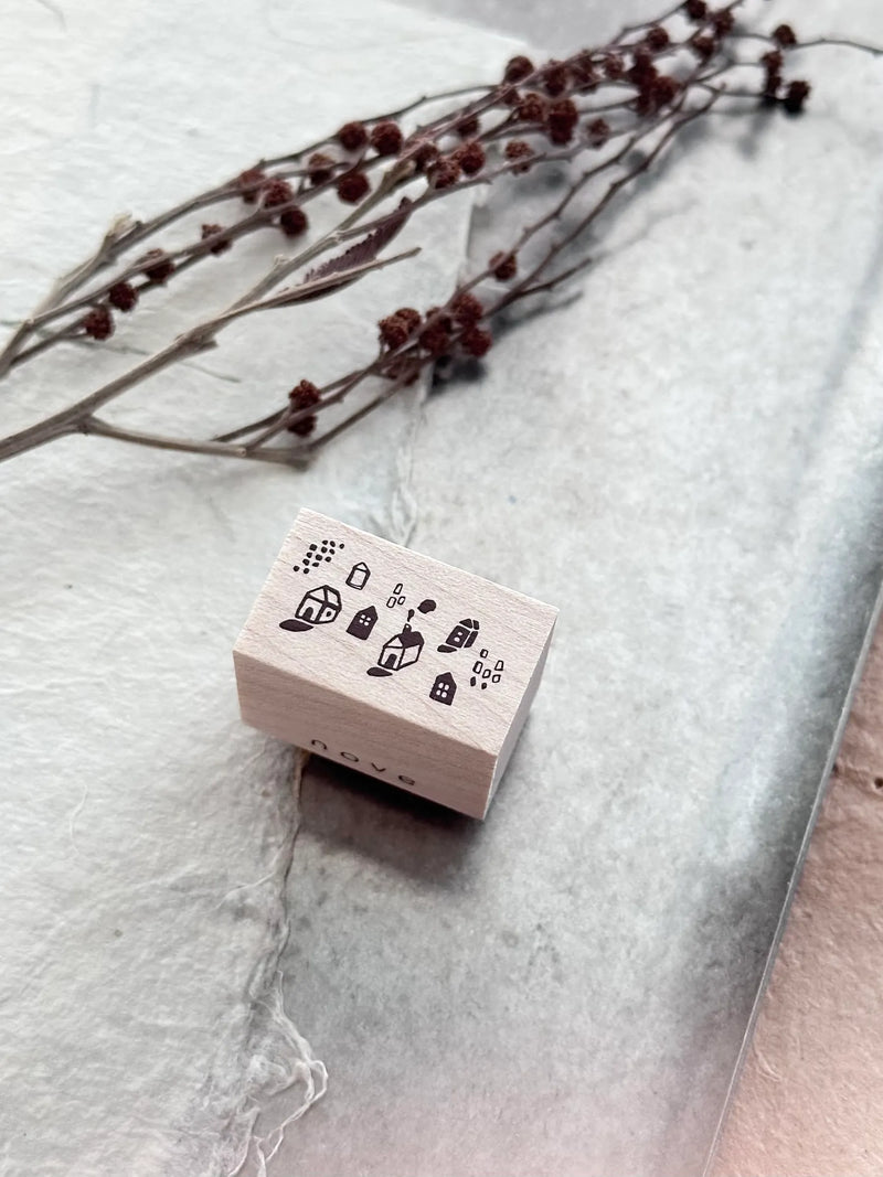 NOVE Rubber Stamp Little Village