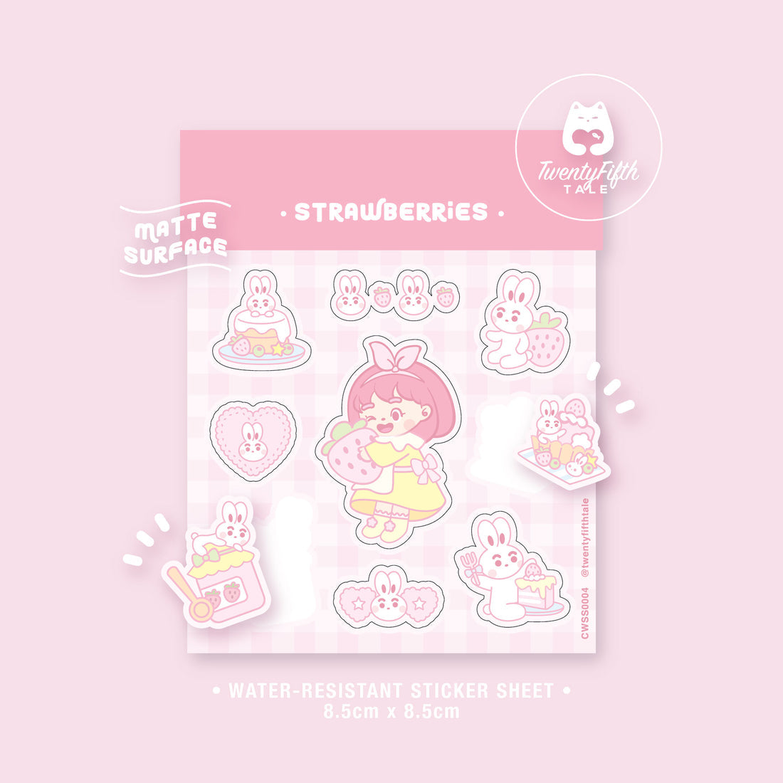 TFT Chibi Wonderland Sticker Series Strawberries