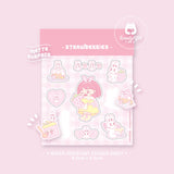 TFT Chibi Wonderland Sticker Series Strawberries