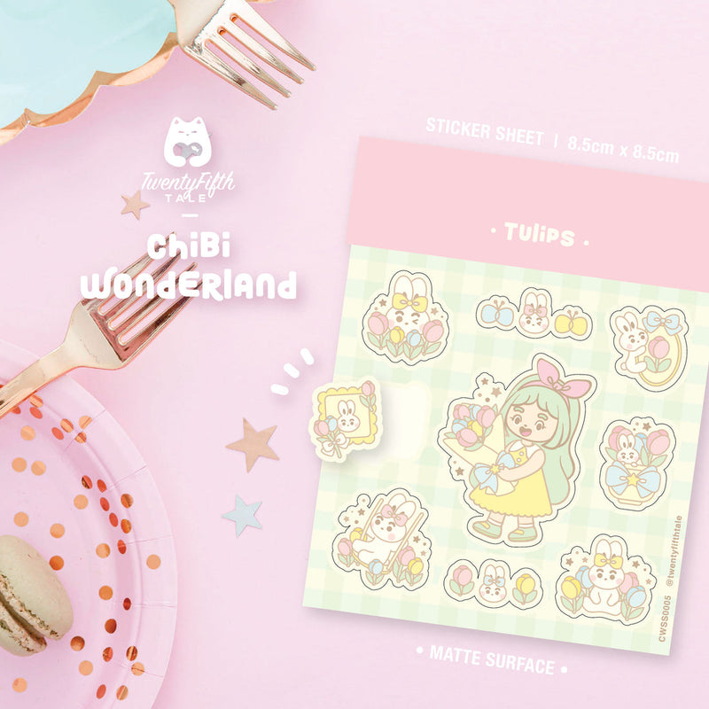 TFT Chibi Wonderland Sticker Series Tulips