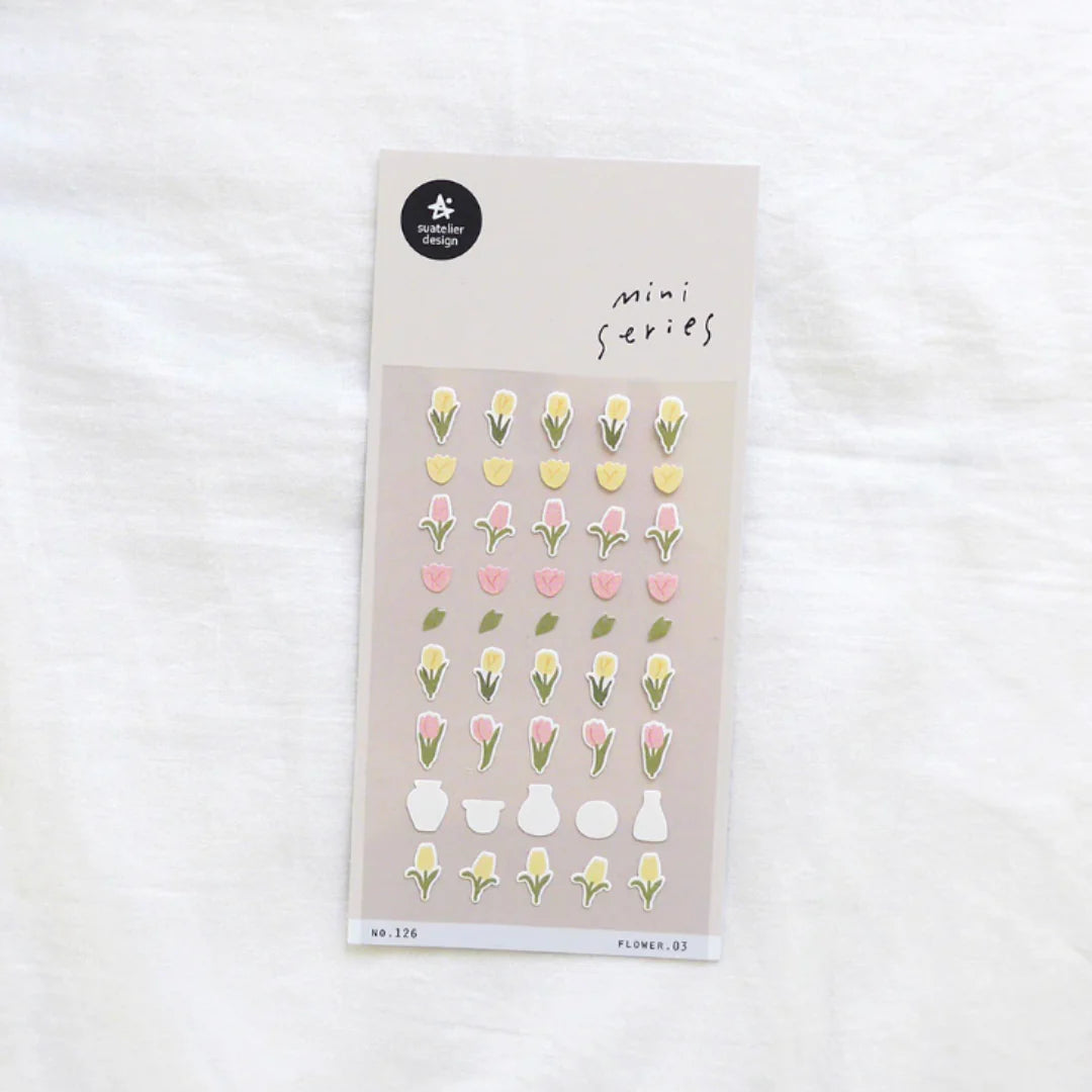SUATELIER Mini Series Stickers Flower 03 Tulips