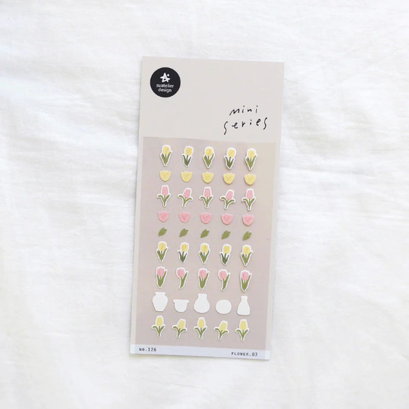 SUATELIER Mini Series Stickers Flower 03 Tulips