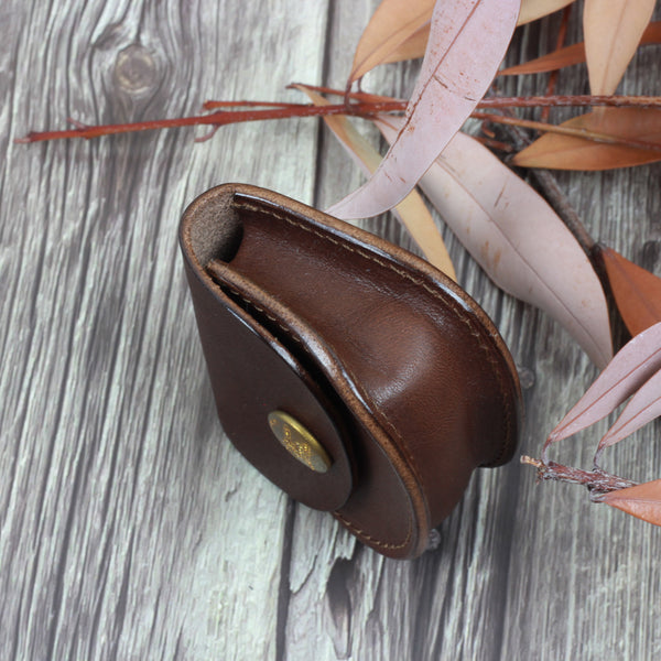 TSL Original Leather Coin Case Dark Brown – WRITER Stationery Store