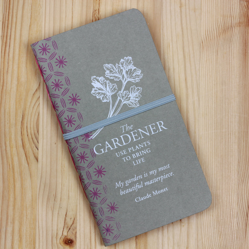 Lukis Conteng Tulis Notebook The Gardener Light Grey