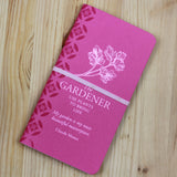 Lukis Conteng Tulis Notebook The Gardener Pink