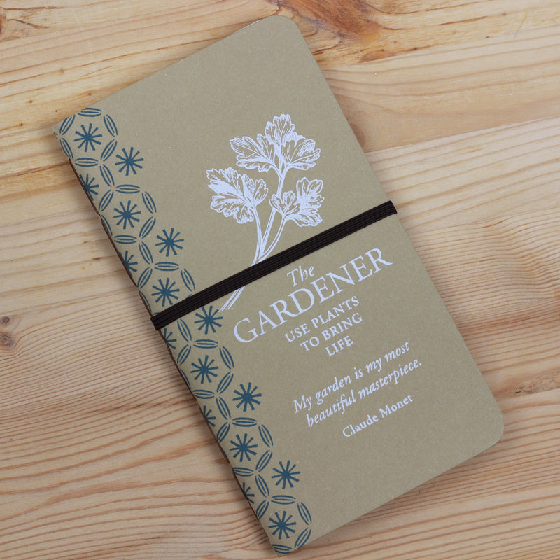 Lukis Conteng Tulis Notebook The Gardener Light Wood