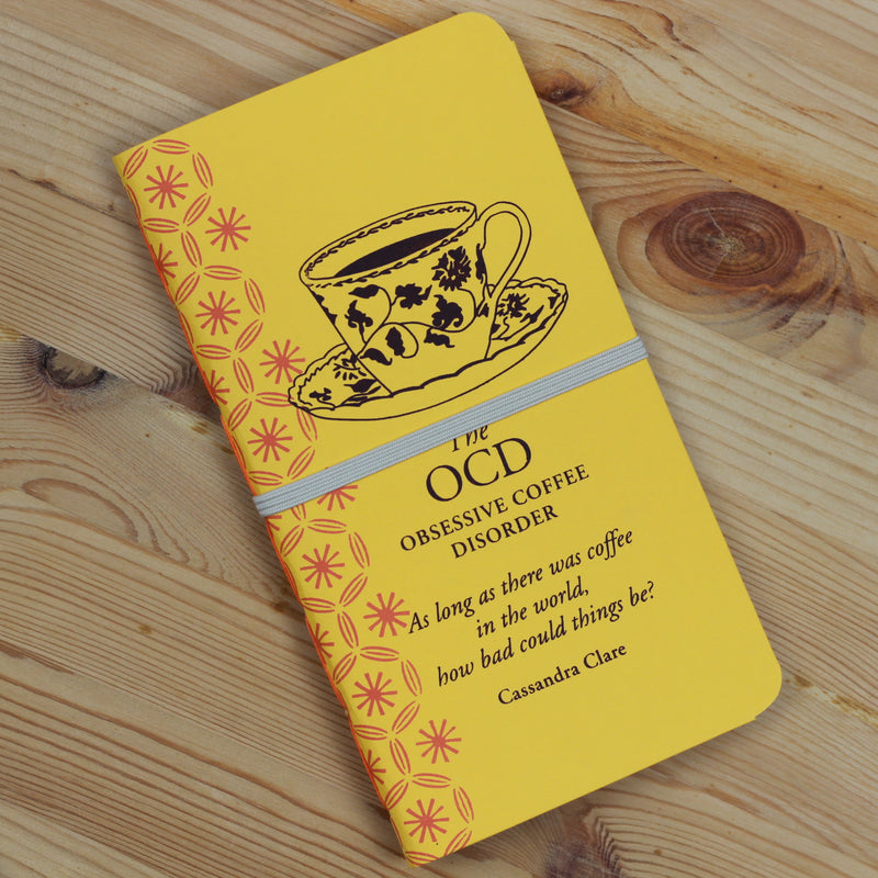 Lukis Conteng Tulis Notebook The OCD Bright Yellow