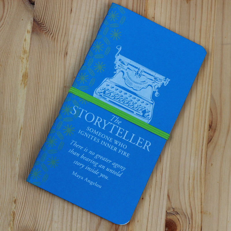 Lukis Conteng Tulis Notebook The Storyteller Bright Blue