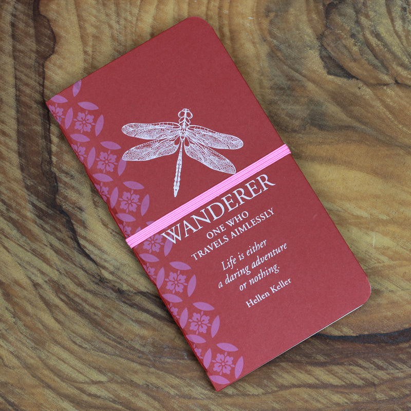 Lukis Conteng Tulis Notebook The Wanderer Maroon