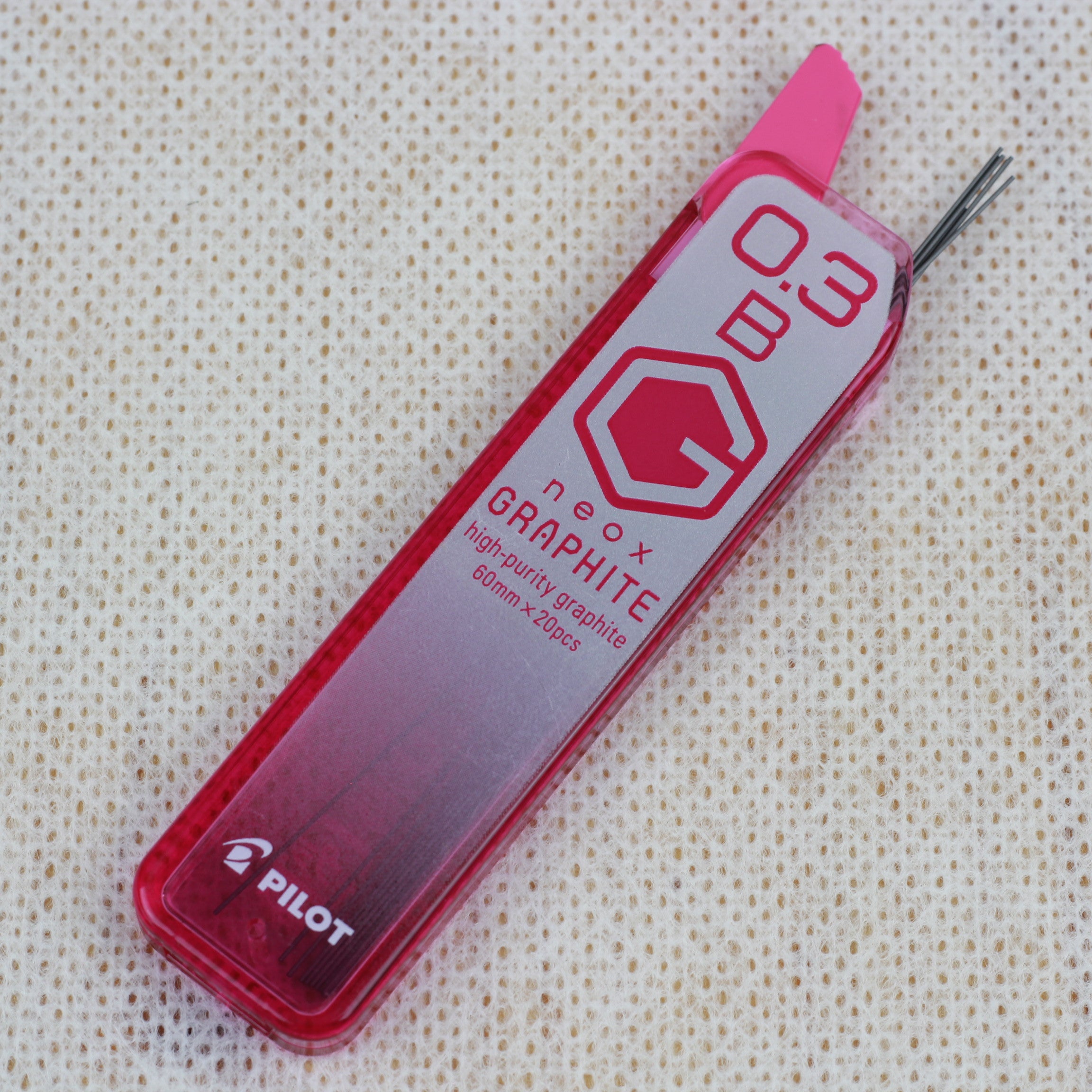 PILOT Pencil Lead 0.3 Neox Graphite