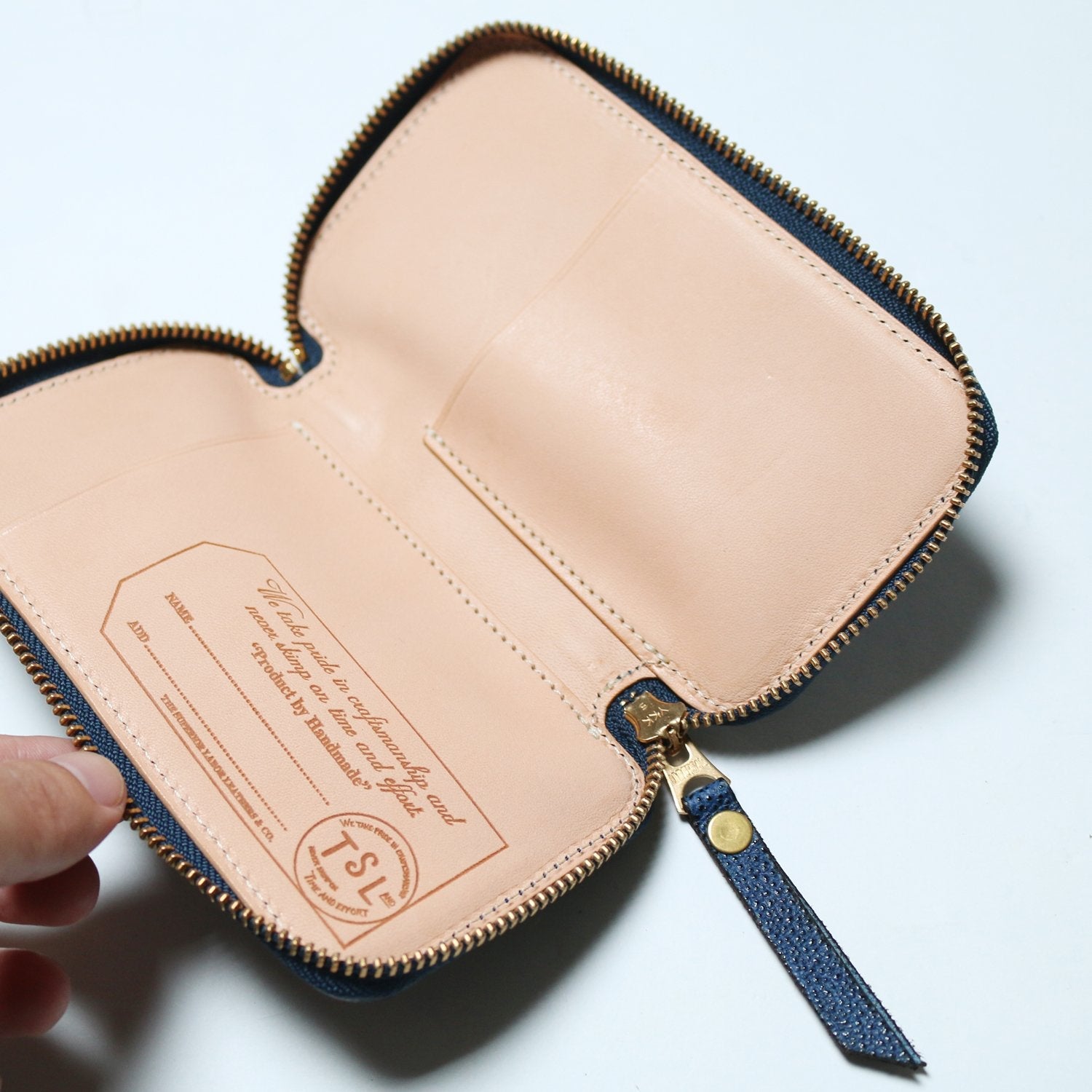 TSL KUROZAN Zip Pen Case Indigo