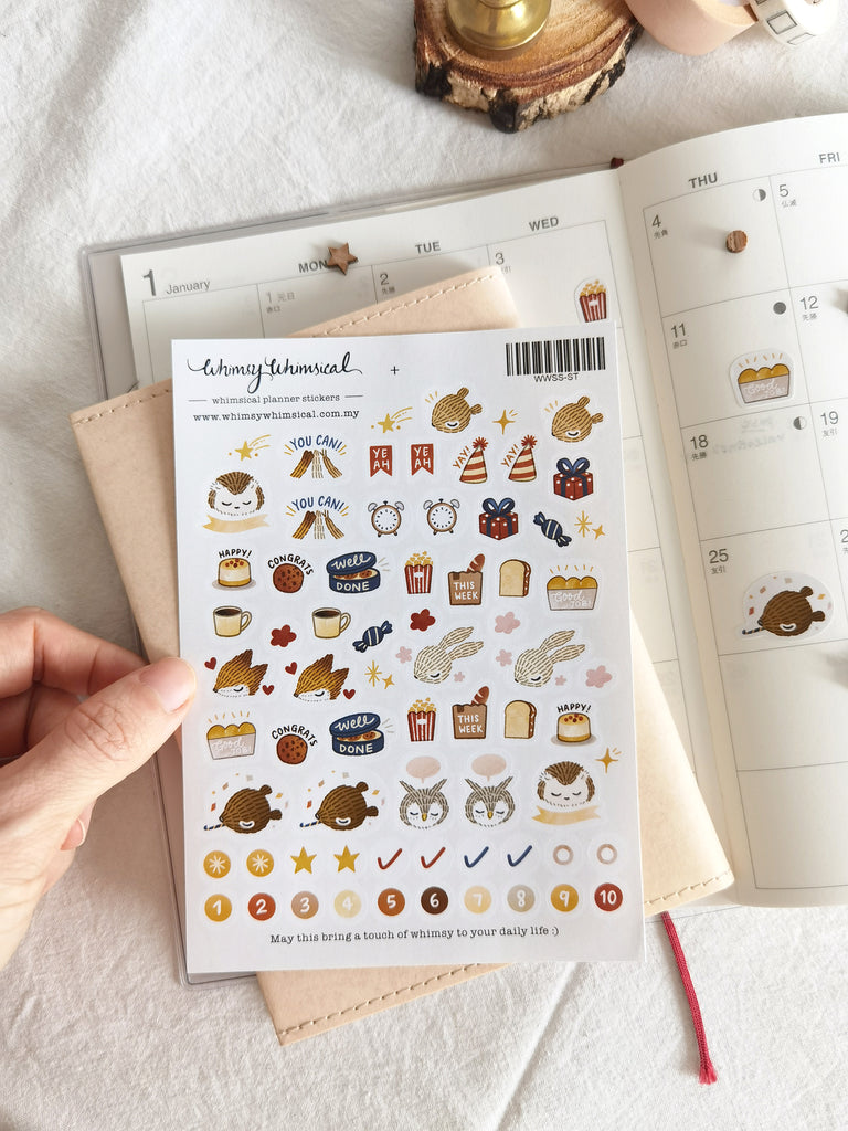WHIMSY WHIMSICAL Planner Sticker Sweet Treat