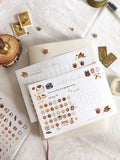 WHIMSY WHIMSICAL Habit Tracker Sticker Cookies & Critters
