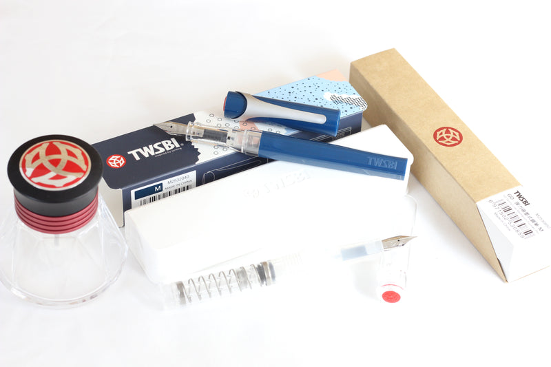 TWSBI GO Spring Load Mechanism Fountain Pen Clear