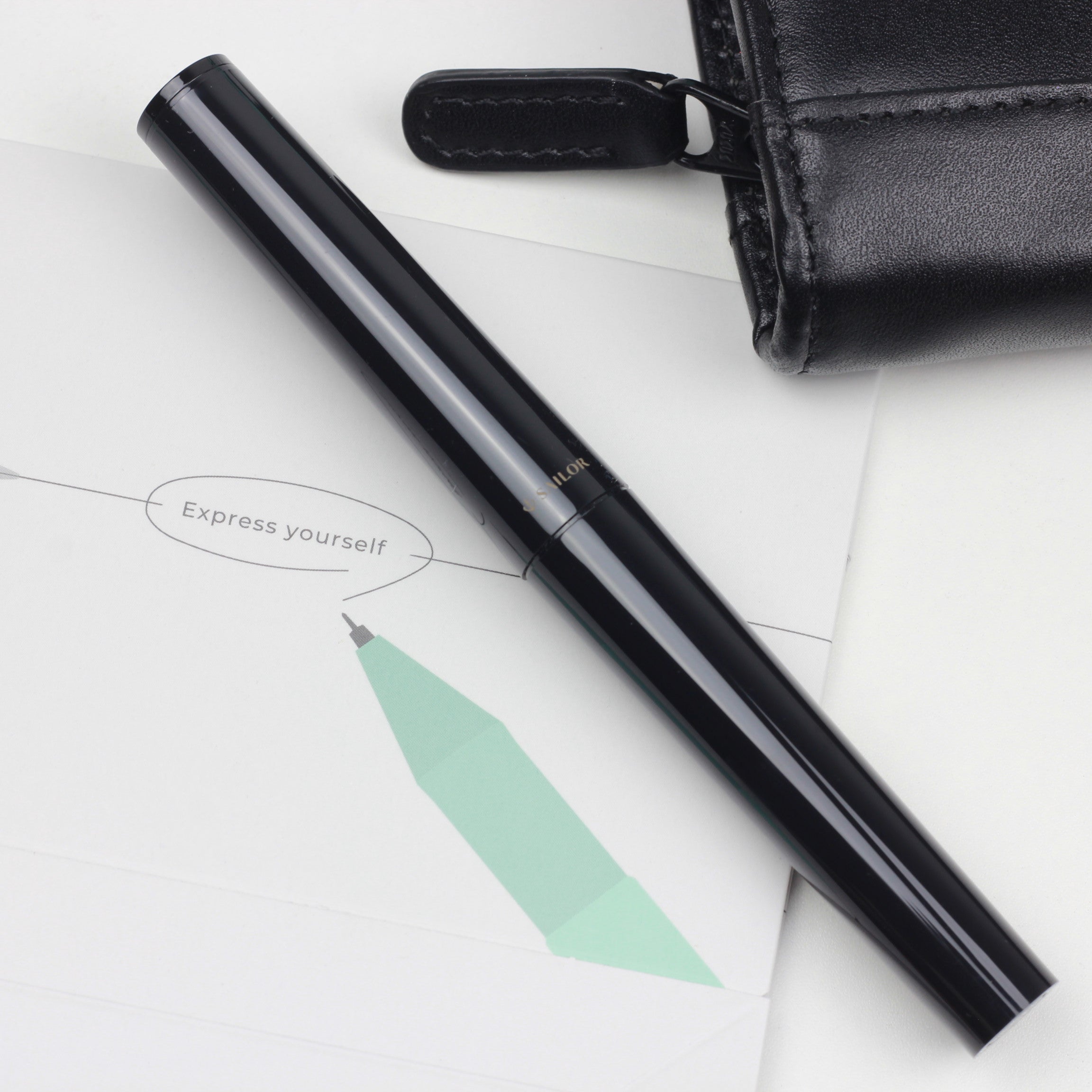 TUZU Adjust Fountain Pen Black M