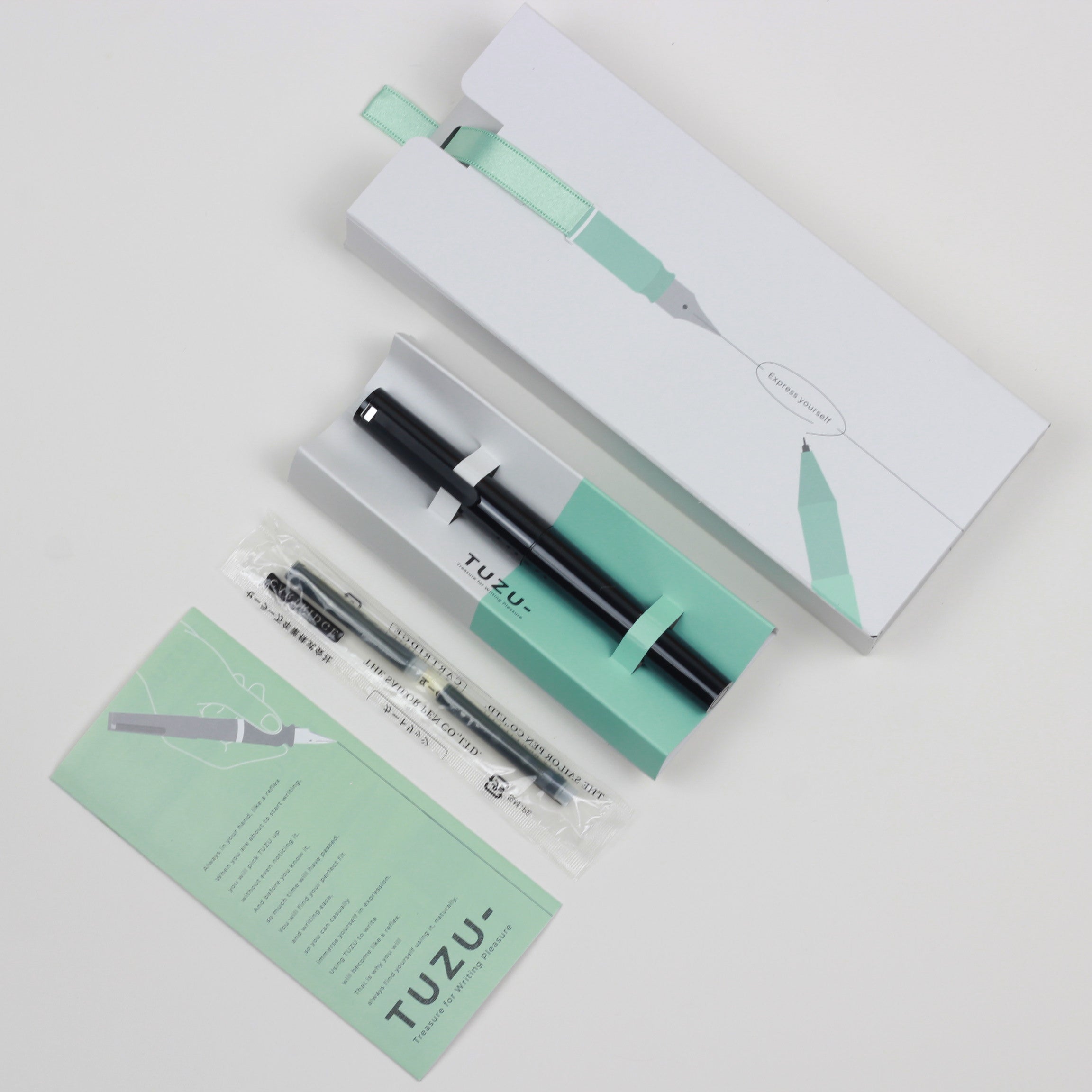 TUZU Adjust Fountain Pen Black M