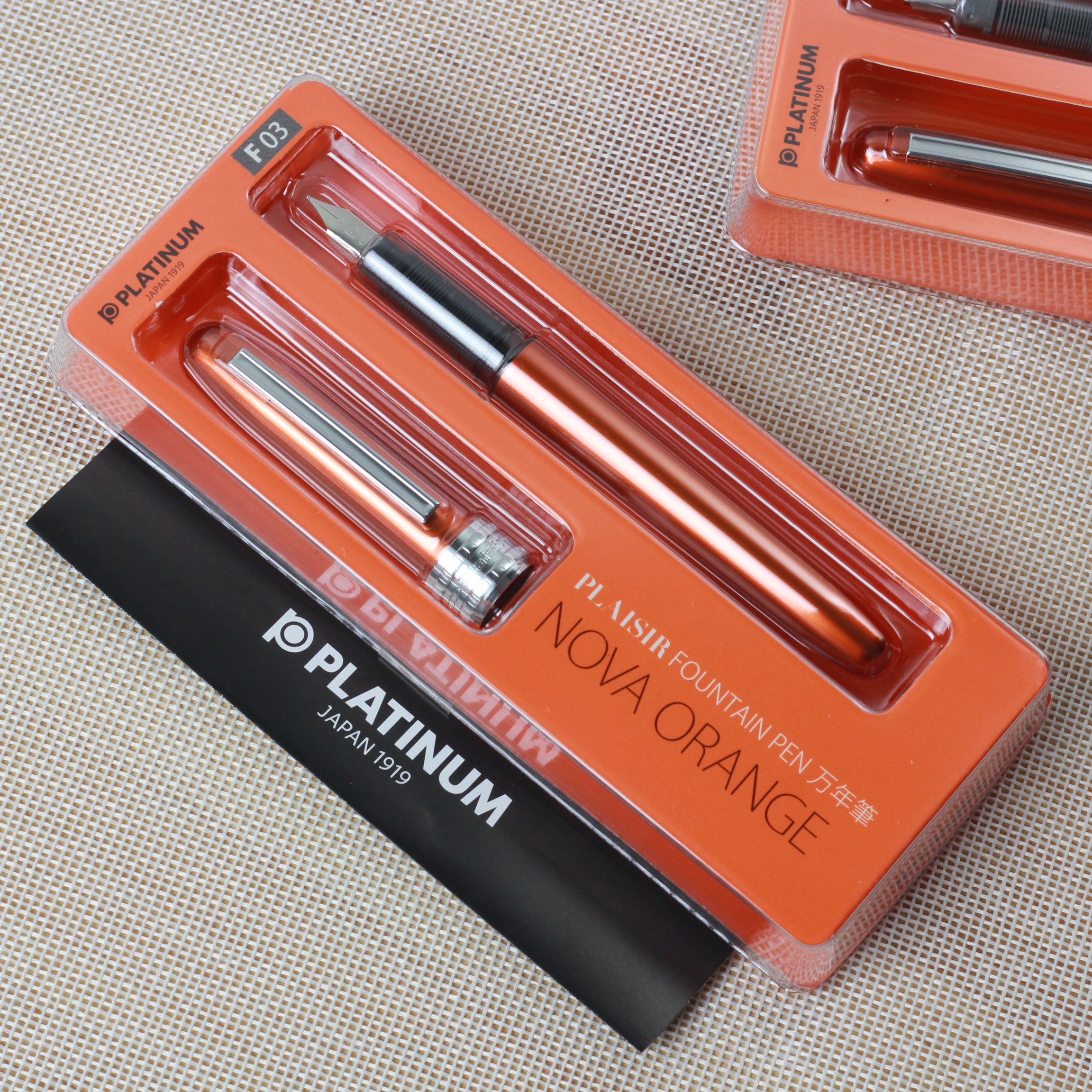 PLATINUM Plaisir Fountain Pen G Pack Nova Orange