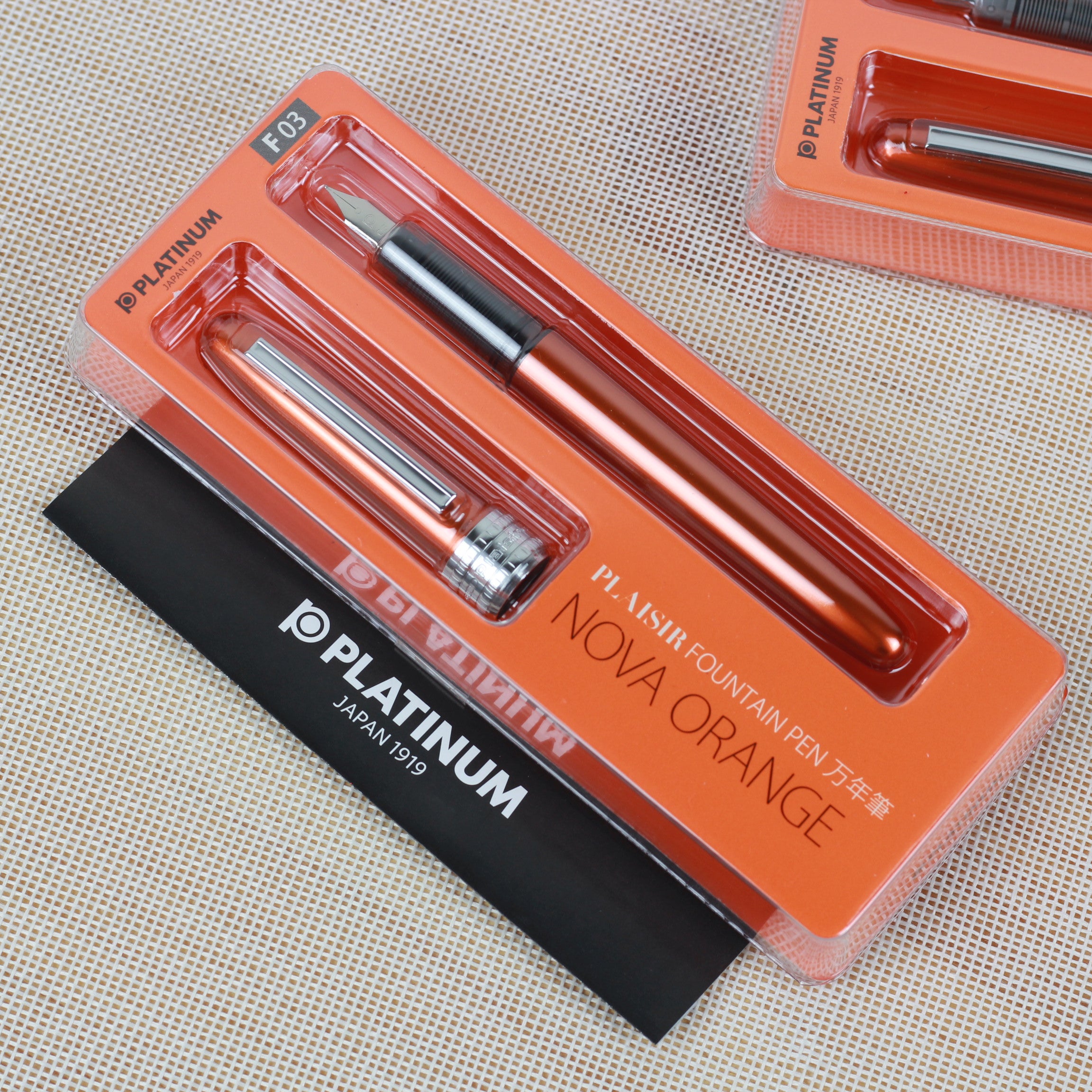 PLATINUM Plaisir Fountain Pen G Pack Nova Orange