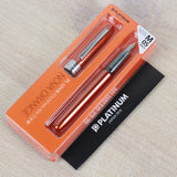 PLATINUM Plaisir Fountain Pen G Pack Nova Orange