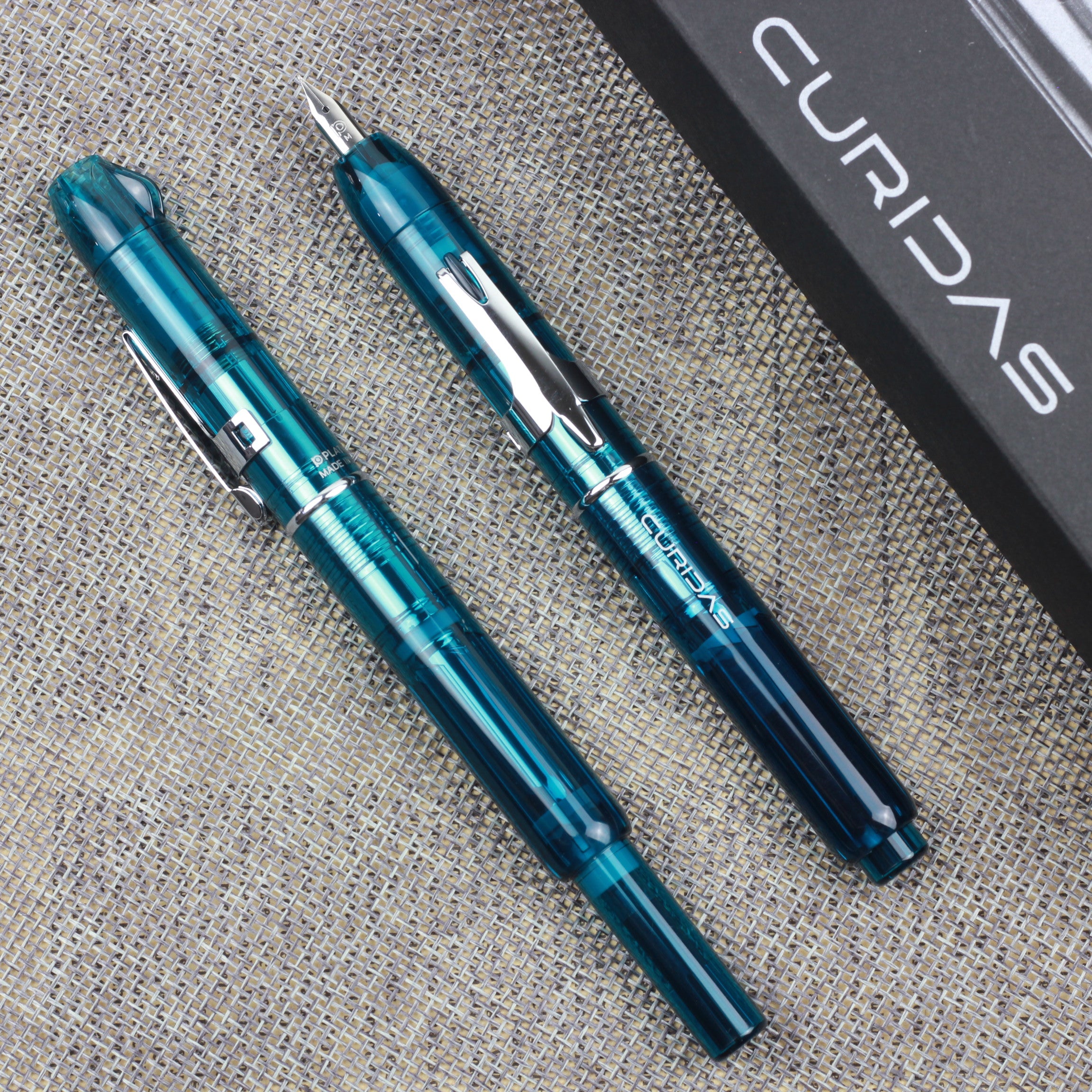 PLATINUM CURIDAS Fountain Pen + Gift Box : Urban Green F