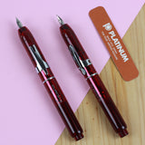 PLATINUM CURIDAS Fountain Pen + Gift Box : Gran Red F