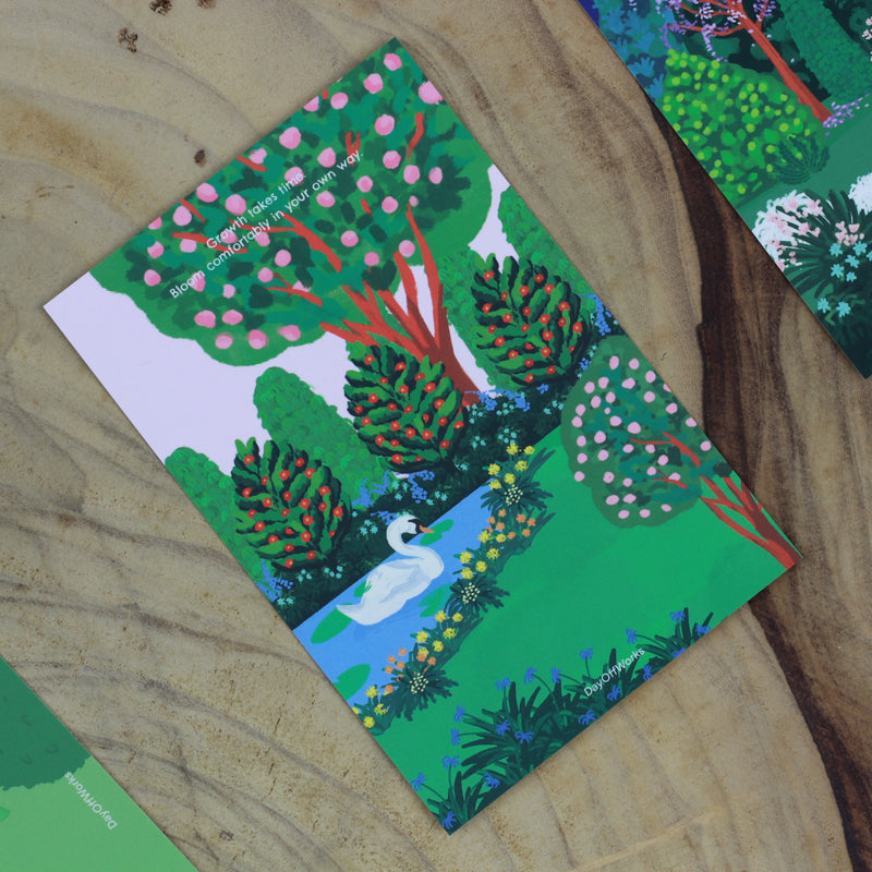 DOW Postcard Growth takes time