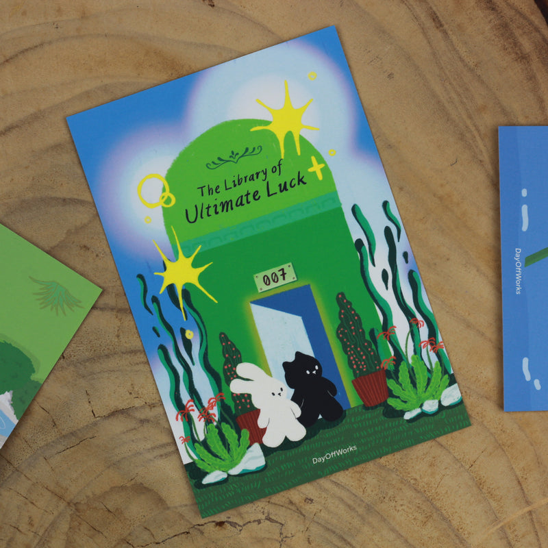 DOW Postcard Luck Library