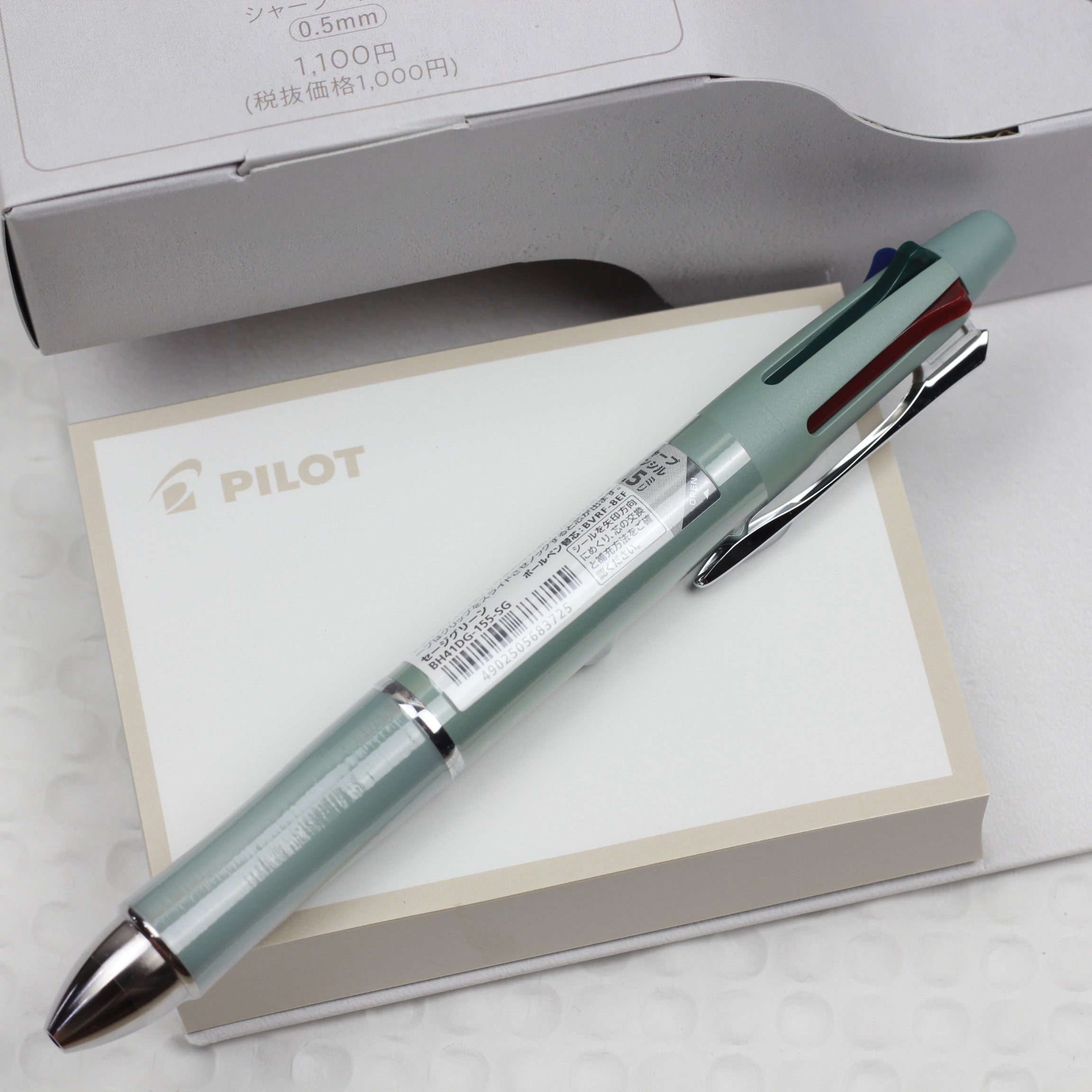 PILOT Dr. Grip 4+1 Botanical Ball Pen Sage Green