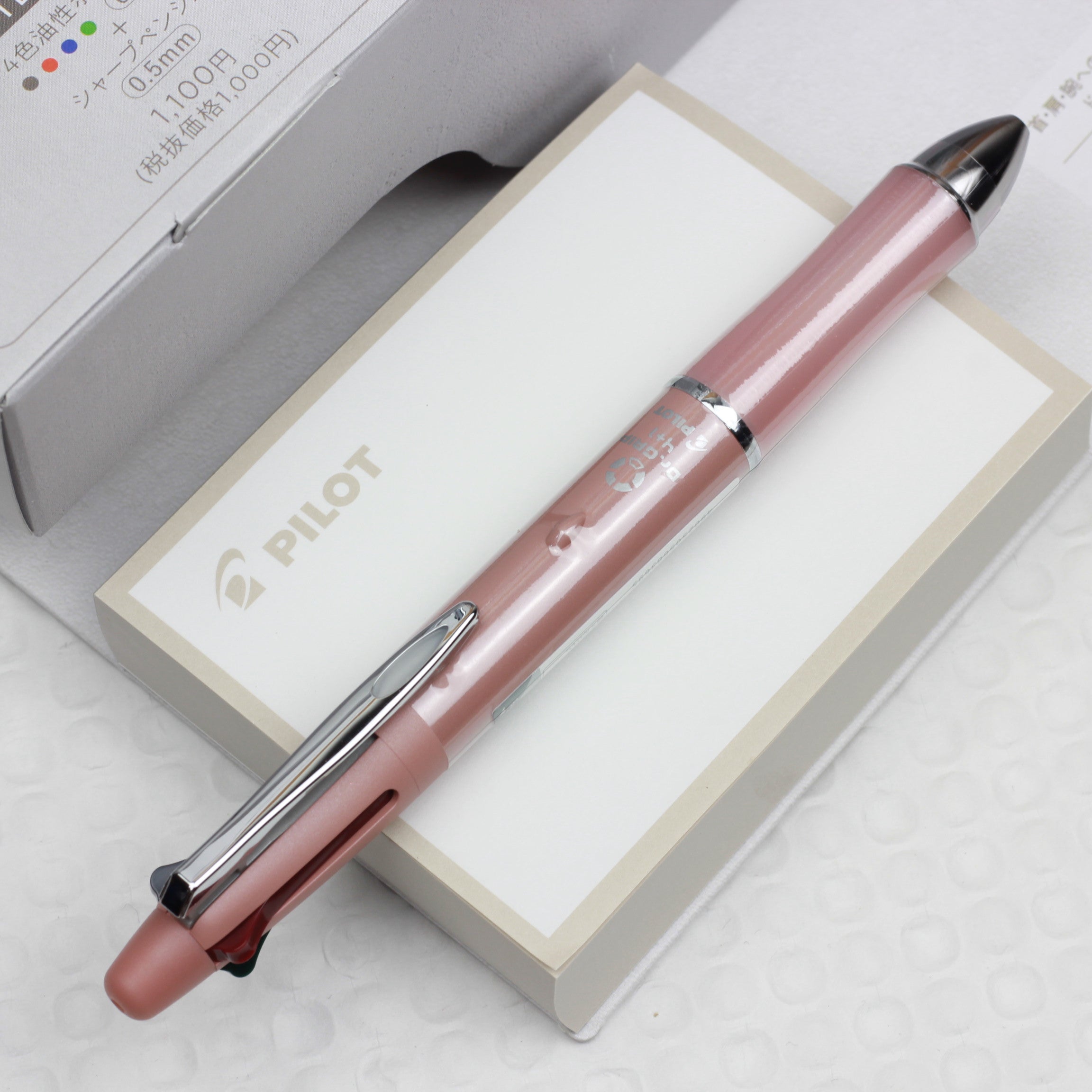 PILOT Dr. Grip 4+1 Botanical Ball Pen Old Rose