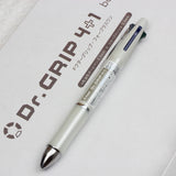 PILOT Dr. Grip 4+1 Botanical Ball Pen Cotton White