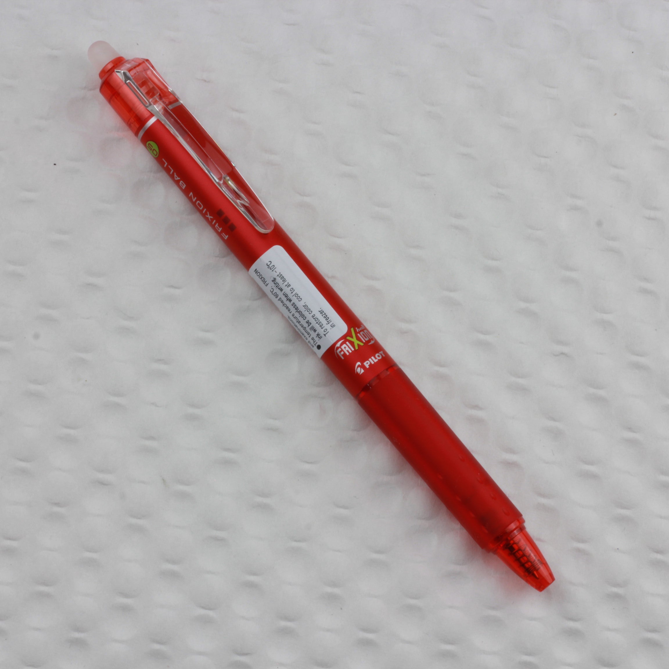 PILOT Frixion Gel Ink Erasable Ball Pen 0.5 Red