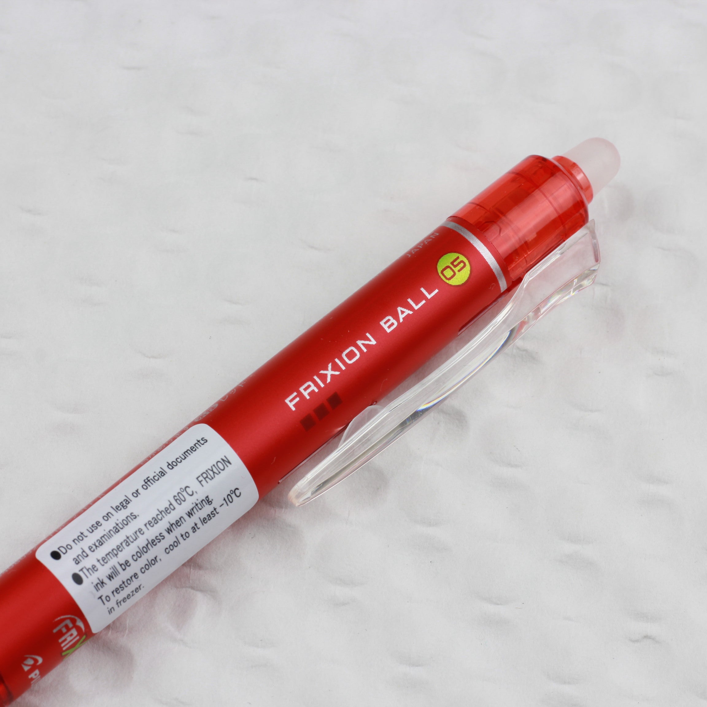 PILOT Frixion Gel Ink Erasable Ball Pen 0.5 Red