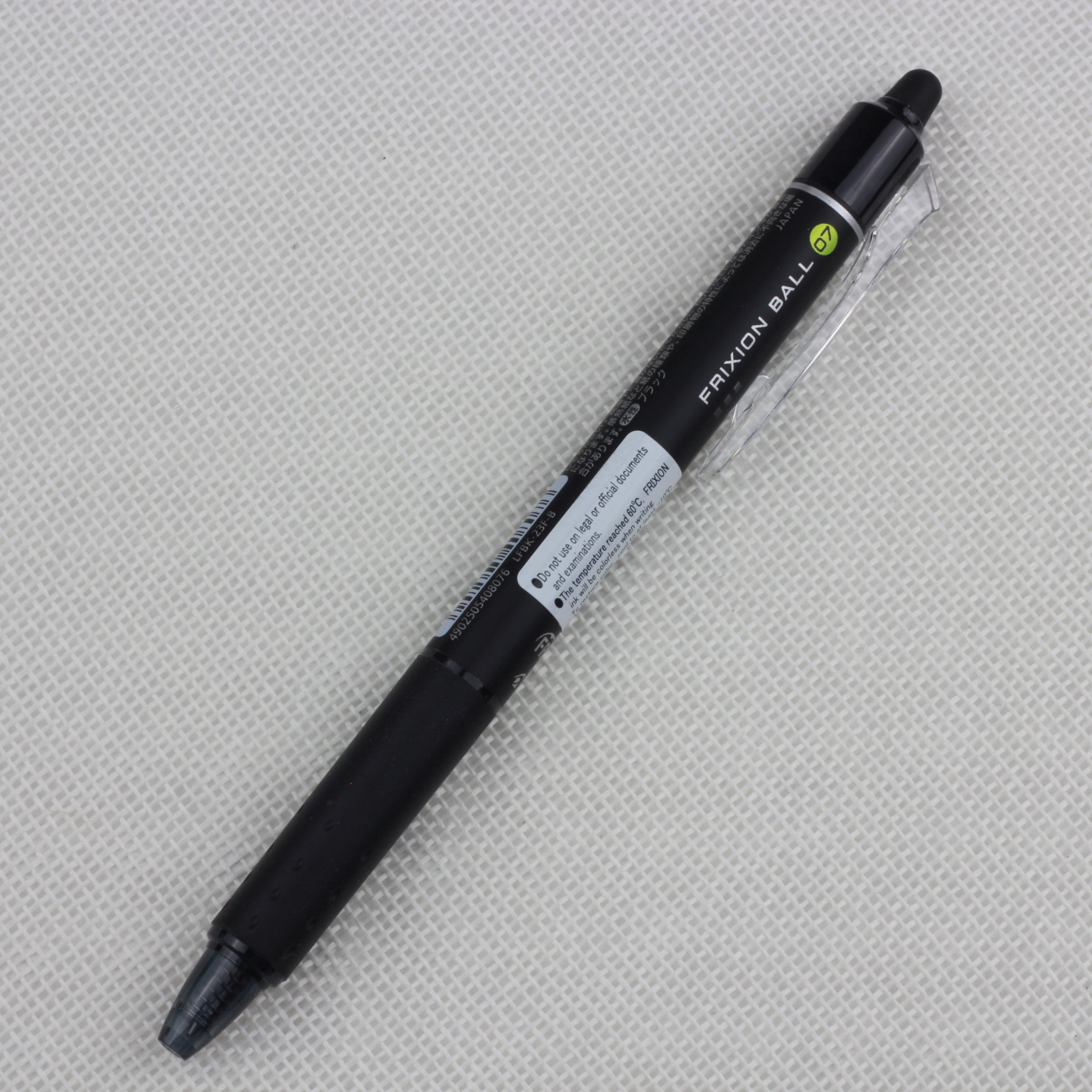 PILOT Frixion Gel Ink Erasable Ball Pen 0.7 Black