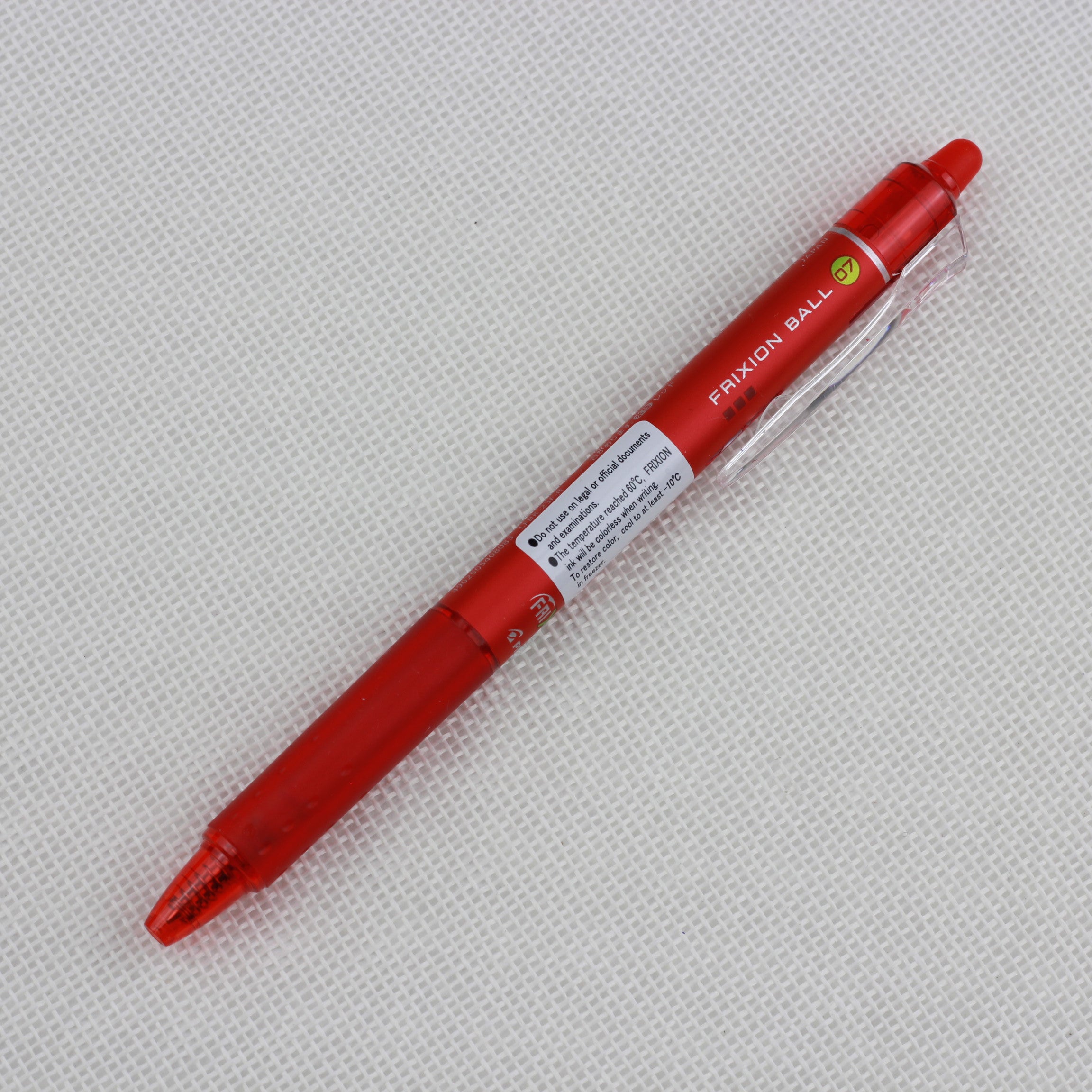 PILOT Frixion Gel Ink Erasable Ball Pen 0.7 Red