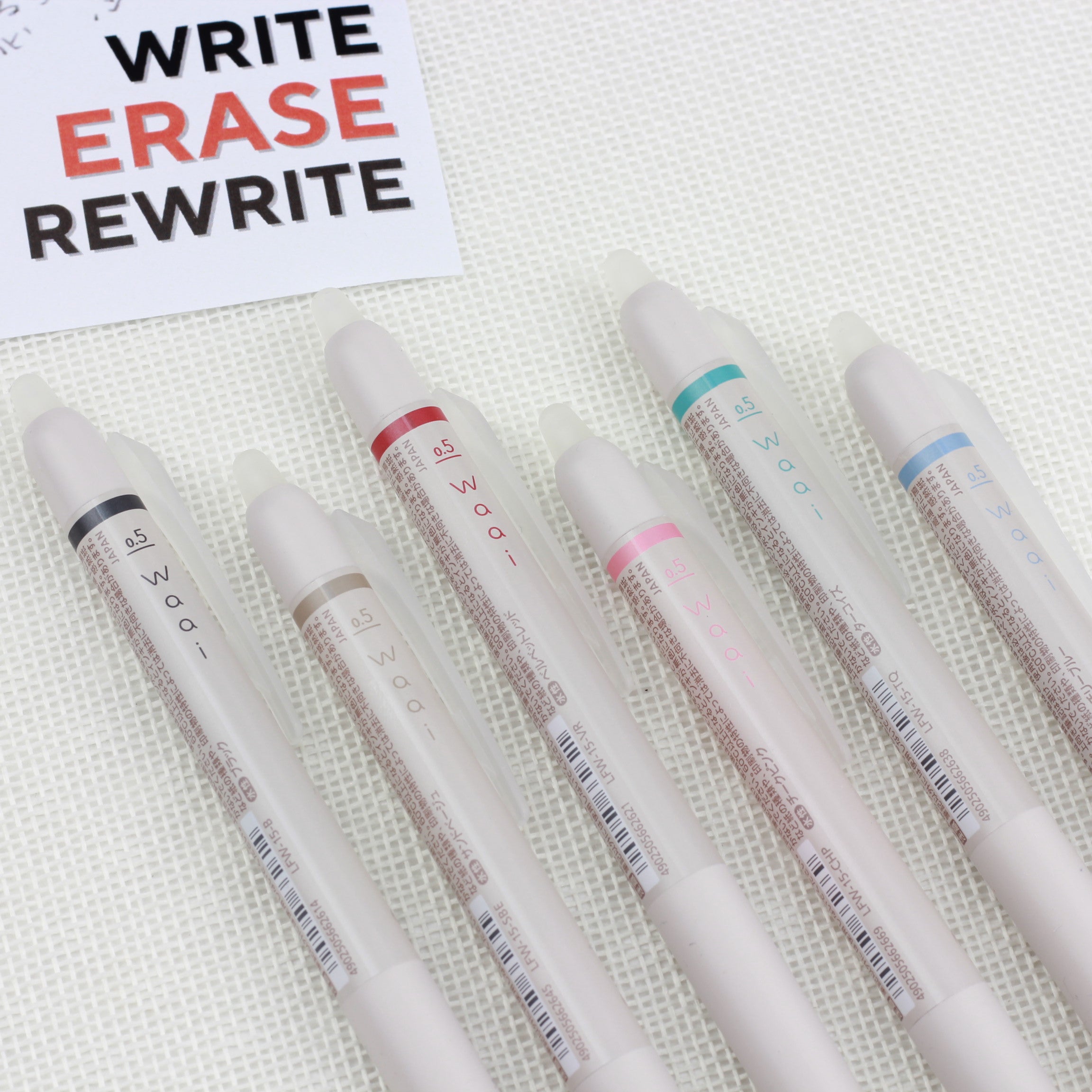 PILOT FriXion Waai Erasable Gel Pen 0.5 Black