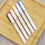 ZEBRA Mildliner Highlighter WFT7 5Colors Set Mild Relief