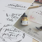 Modern Calligraphy (Dip Pen) Practice Sheets