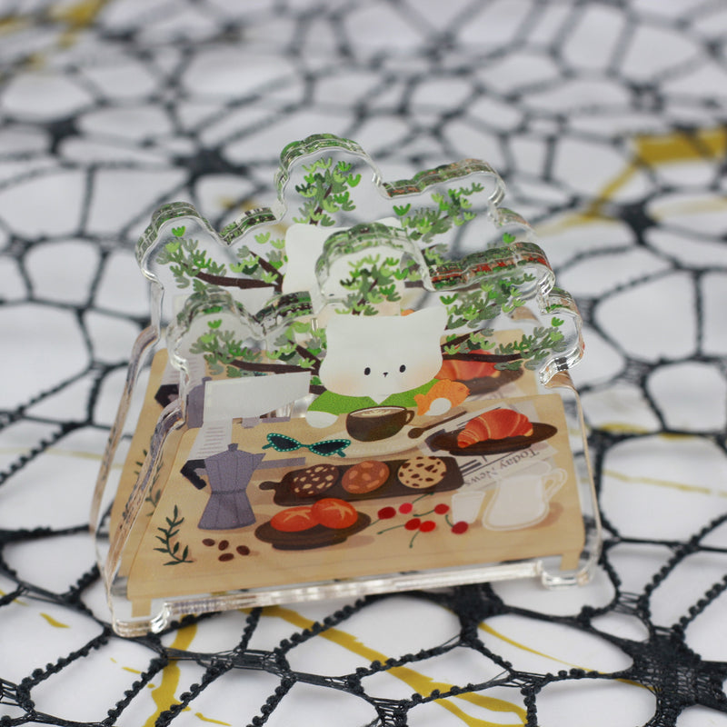 DOW Acrylic Clip Coffee