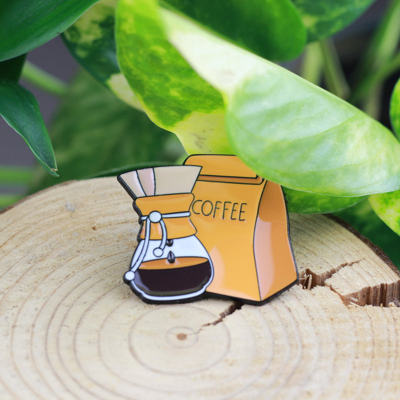 SUPA LUNA Enamel Pin Drip coffee
