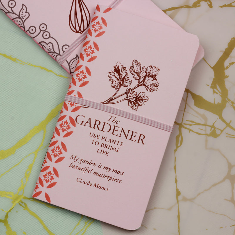 LCT Notebook The Gardener Pastel Pink