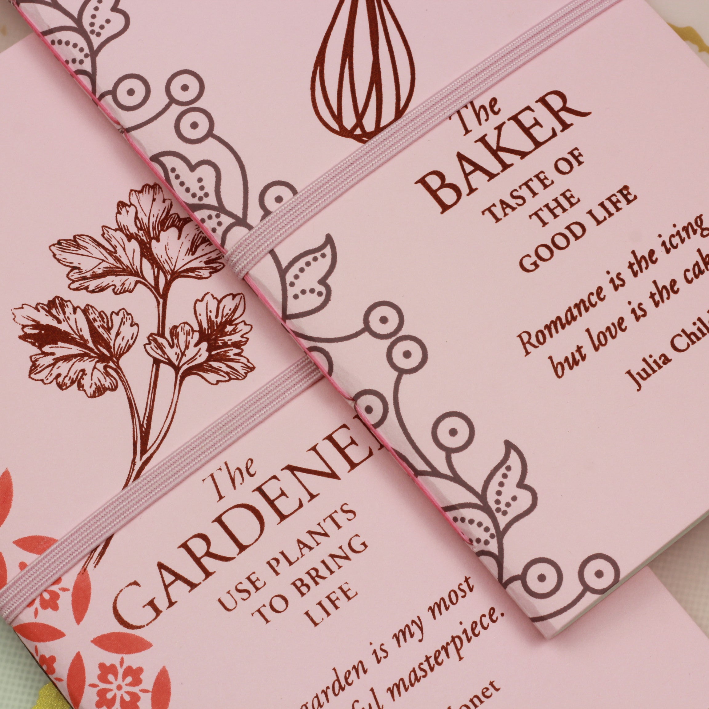 LCT Notebook The Gardener Pastel Pink