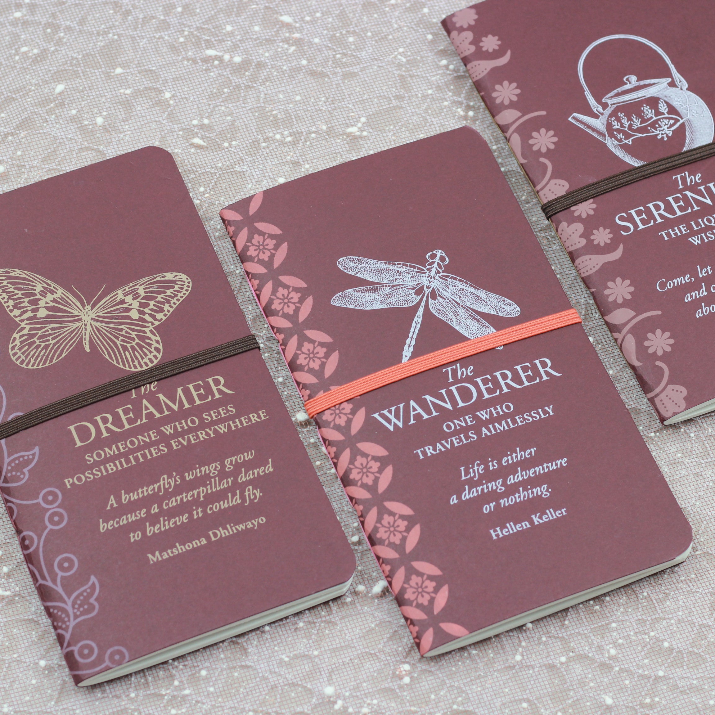 LCT Notebook The Wanderer Wine Red