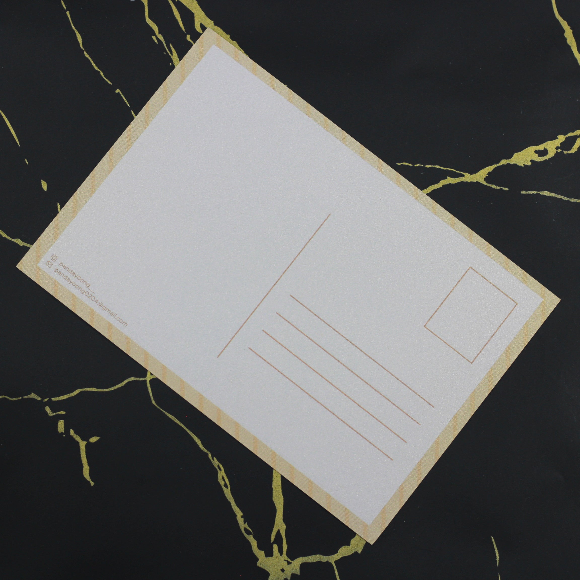 PANDA YOONG Frog & Ducky Flower Field Postcard