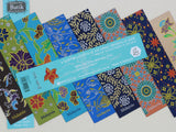 LIFE DESIGN STUDIO Woven Batik Bookmarks