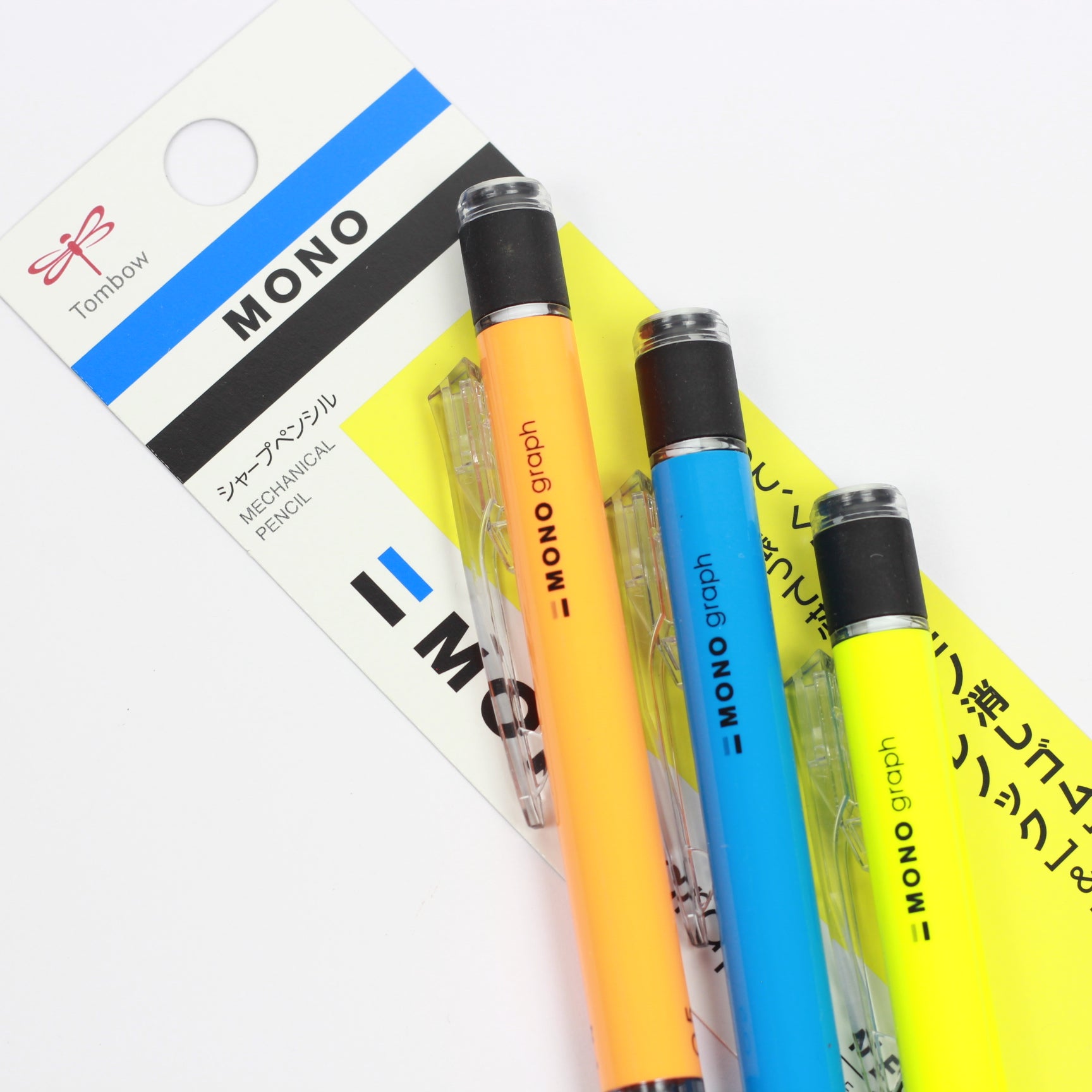 TOMBOW Mech. Pencil Mono Graph 0.5mm Neon Blue