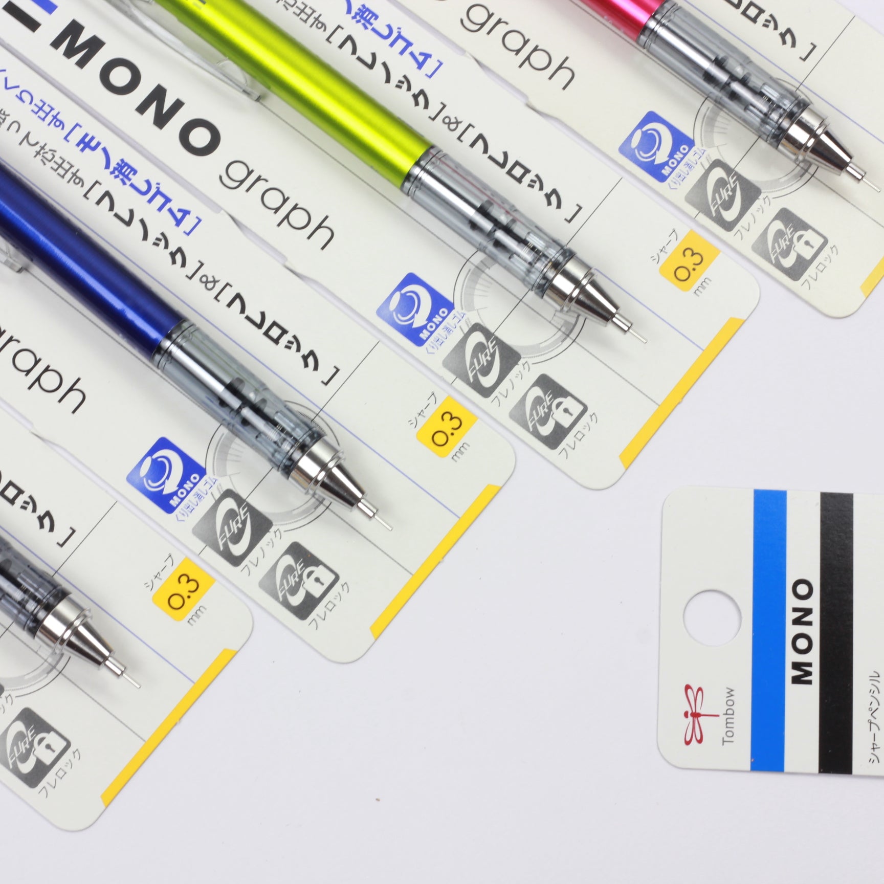 TOMBOW Mech. Pencil Mono Graph 0.3mm Red